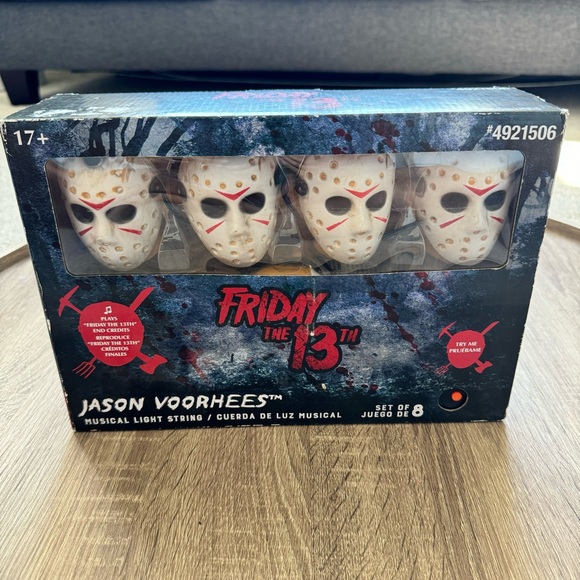 Jason Friday 13th Gemmy Halloween Musical String Lights Horror Scary Movie Decor - Picture 2 of 6
